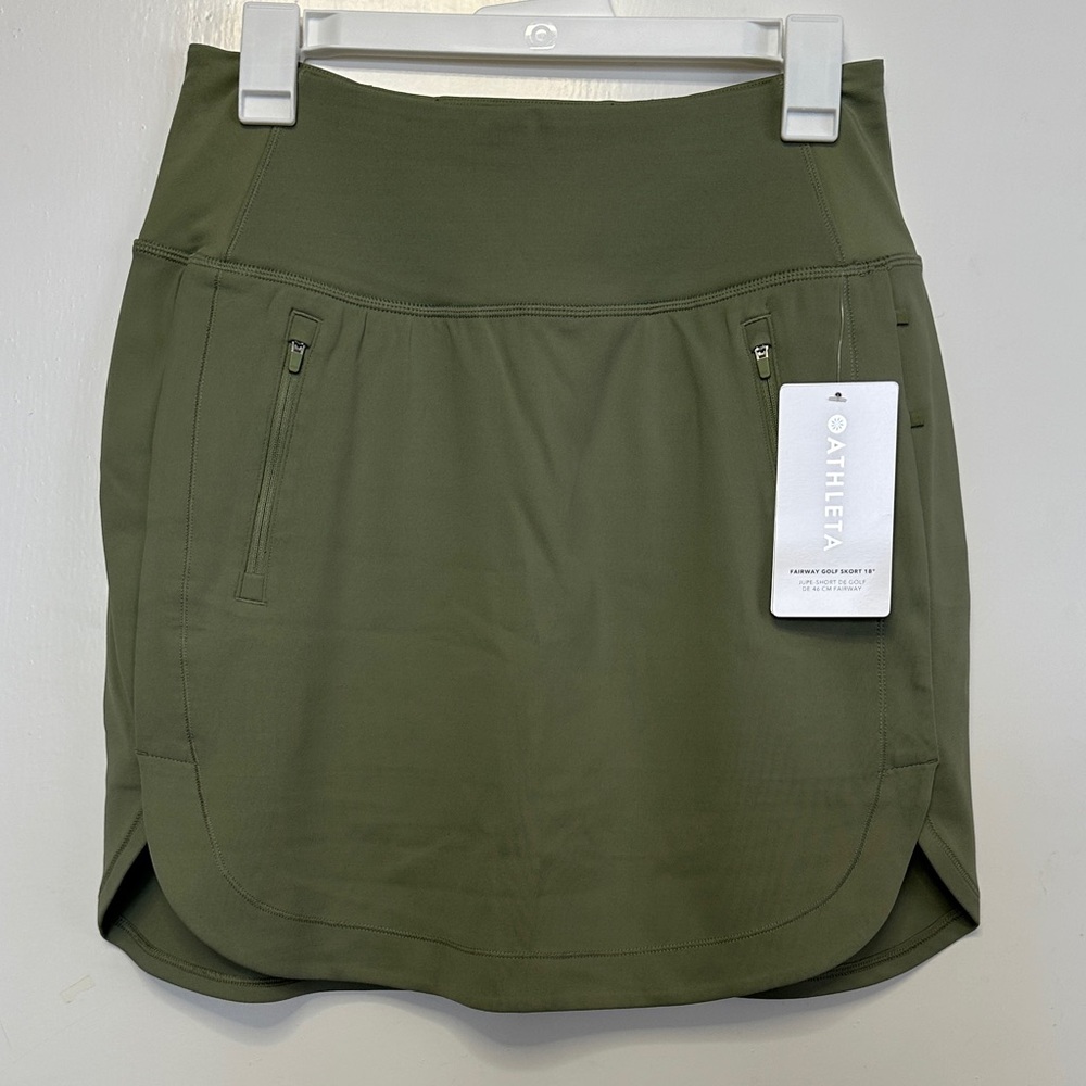 Athleta Women's Light Olive Green Skort